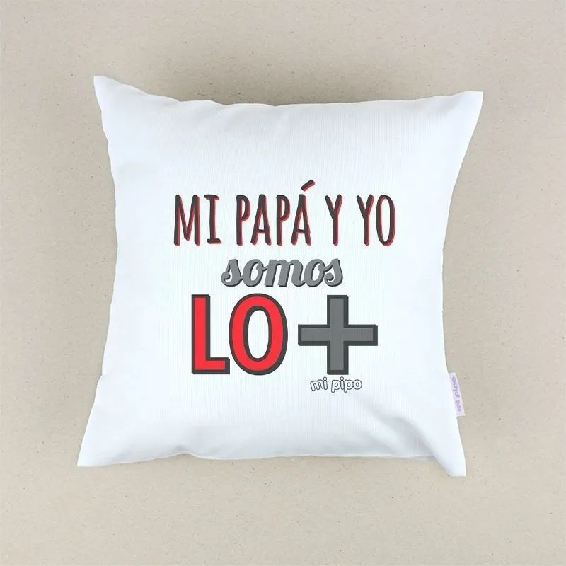 Cojín bebé Mi Papá y Yo