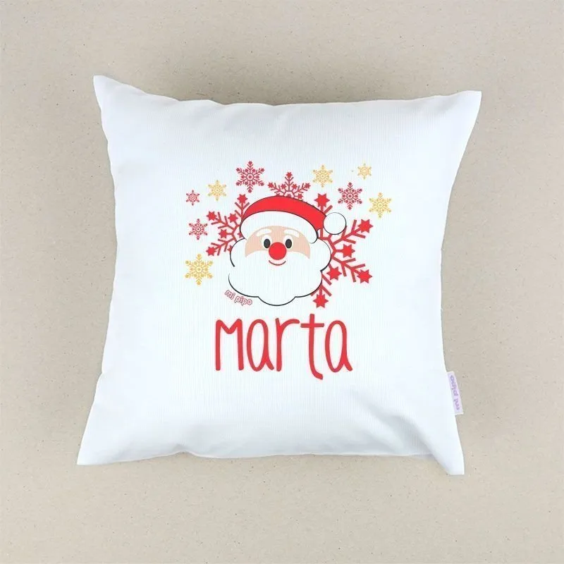 Cojín bebé personalizado Papá Noel