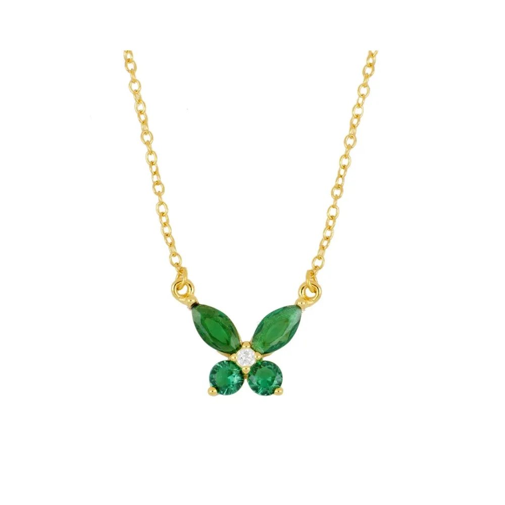 Collar Deli Green Oro