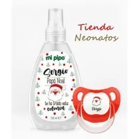 Colonia bebé con chupete Papá Noel