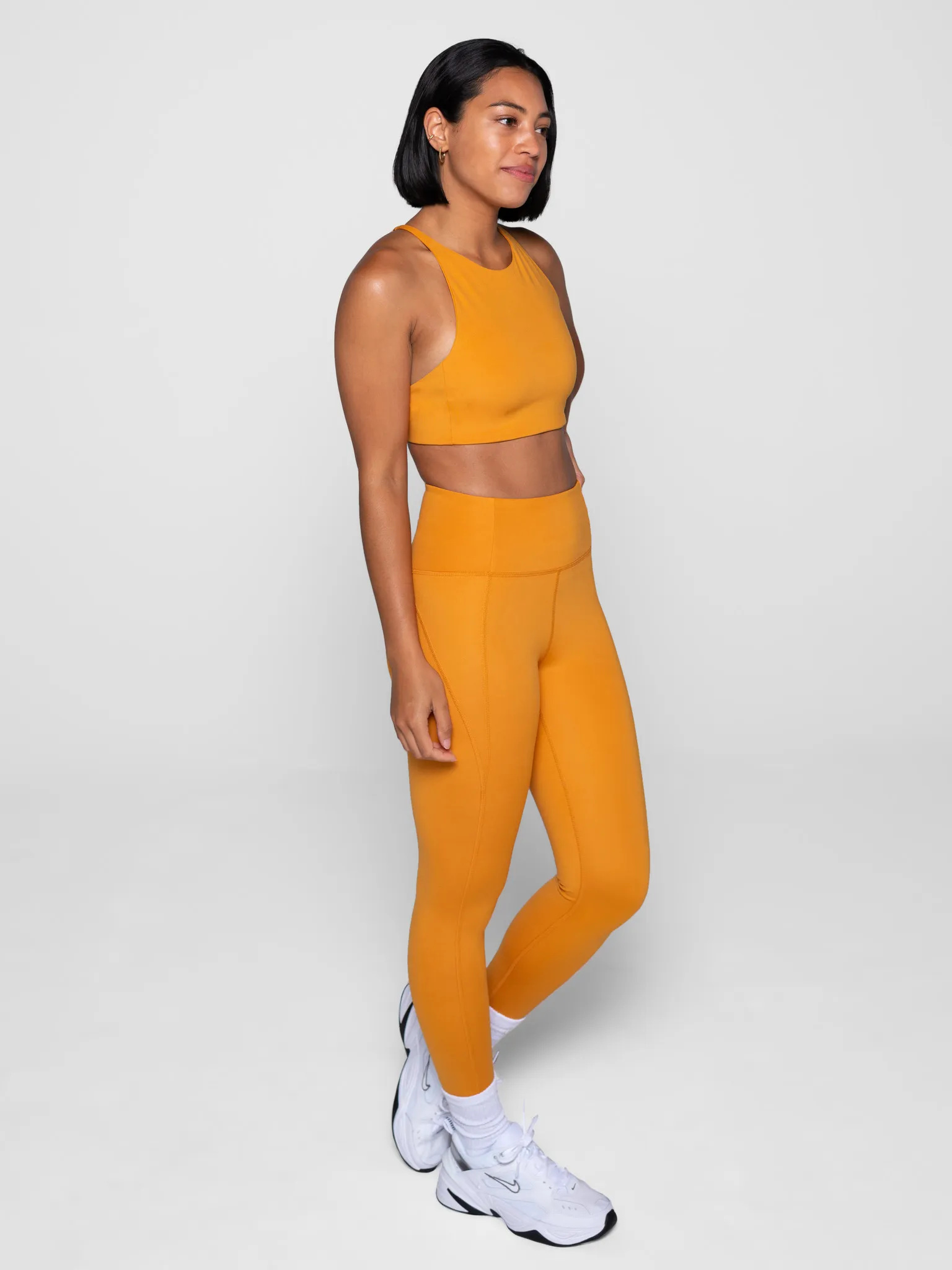 COMPRESSIVE HIGH RISE LEGGING  HONEY