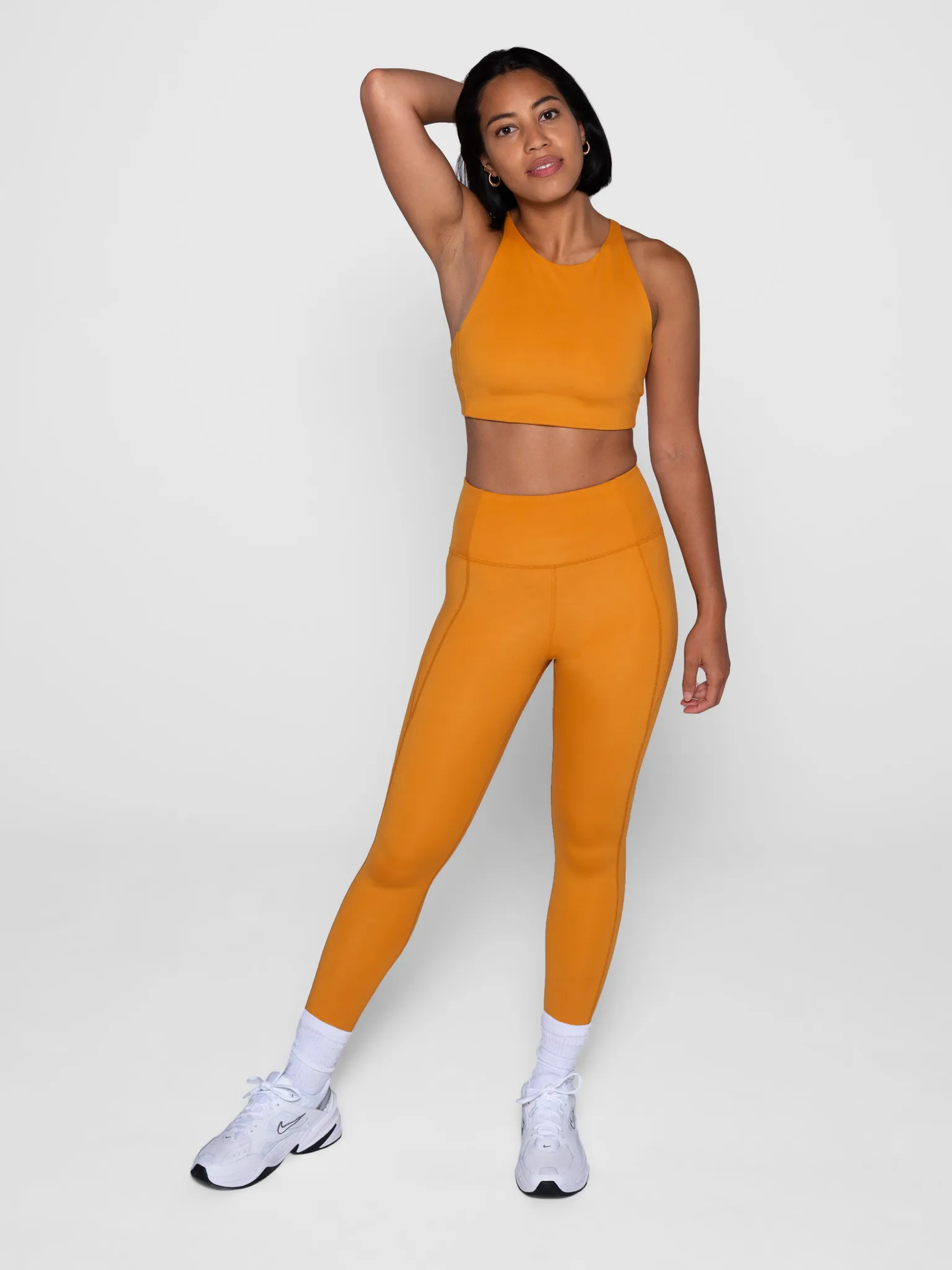 COMPRESSIVE HIGH RISE LEGGING  HONEY