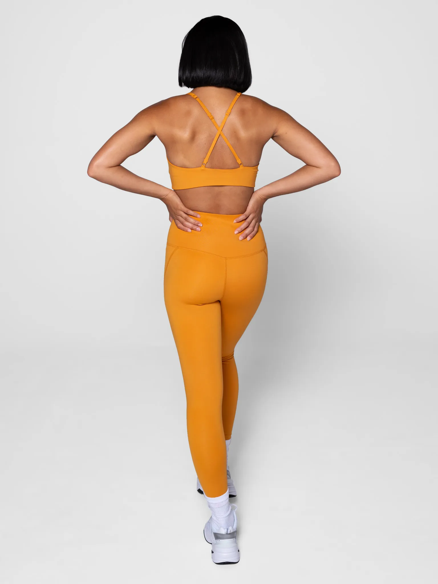COMPRESSIVE HIGH RISE LEGGING  HONEY
