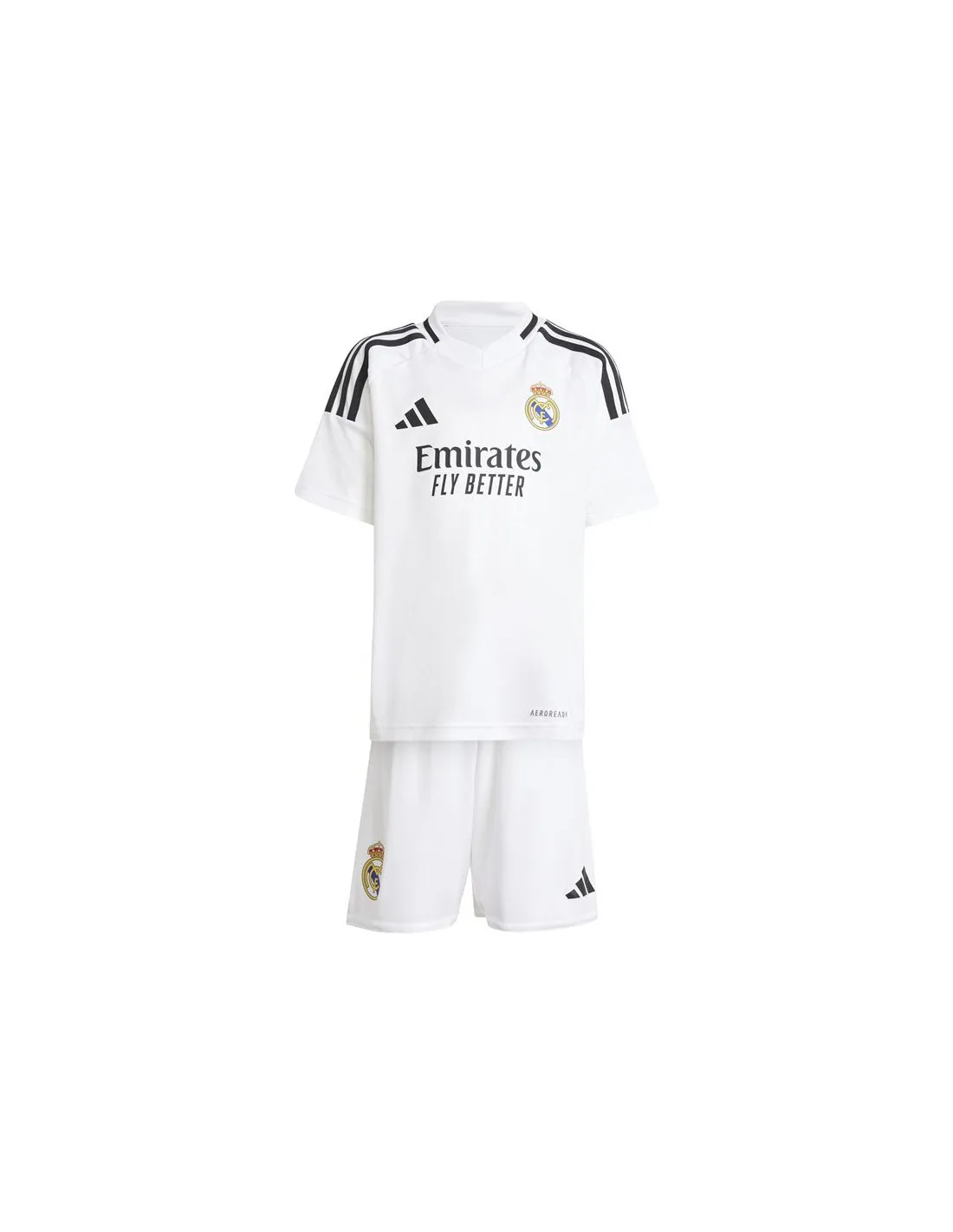 Conjunto de Fútbol adidas Real Madrid 24/25 Home Set Infantil Blanco