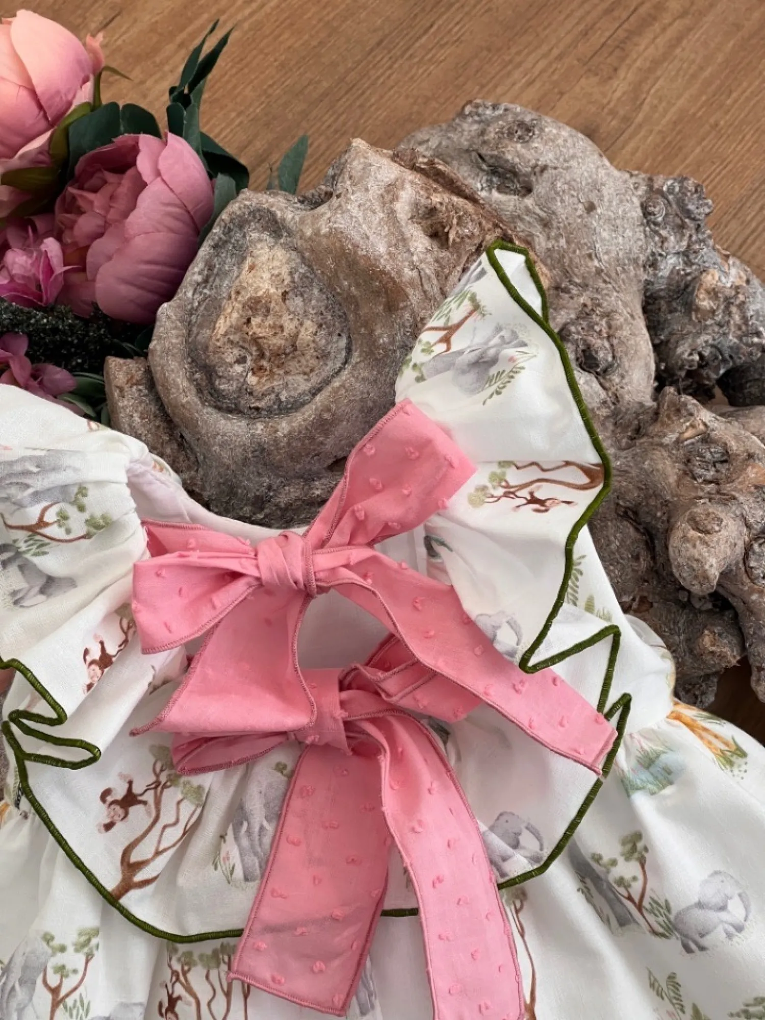 Conjunto para niña colección Safari de Mon Petit Bonbon