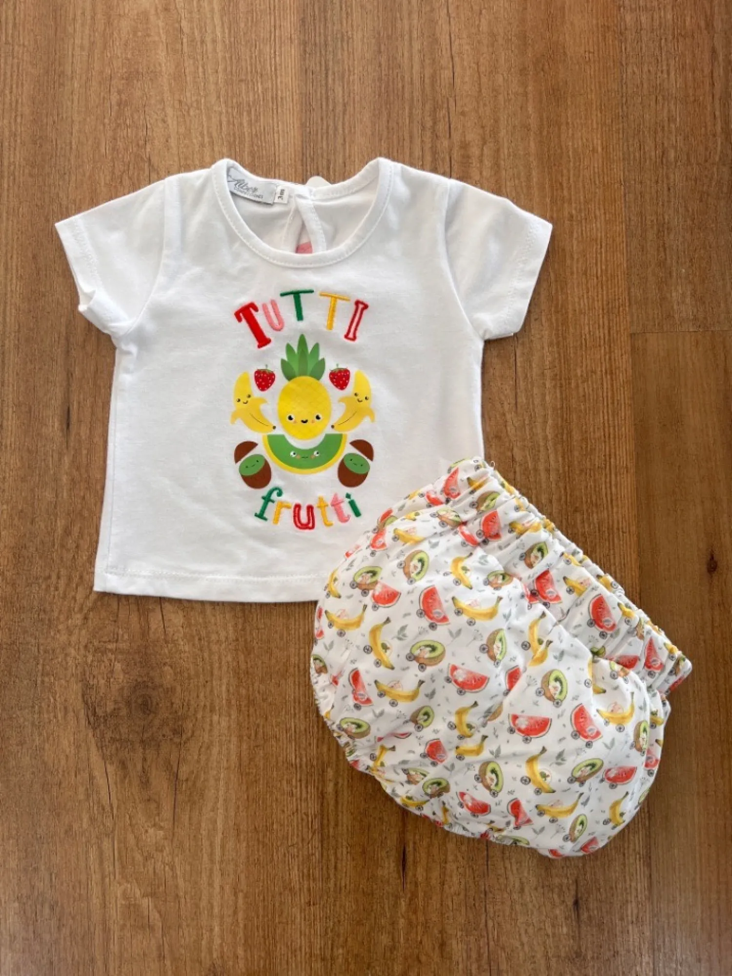 Conjunto para niño colección frutas tropicales
