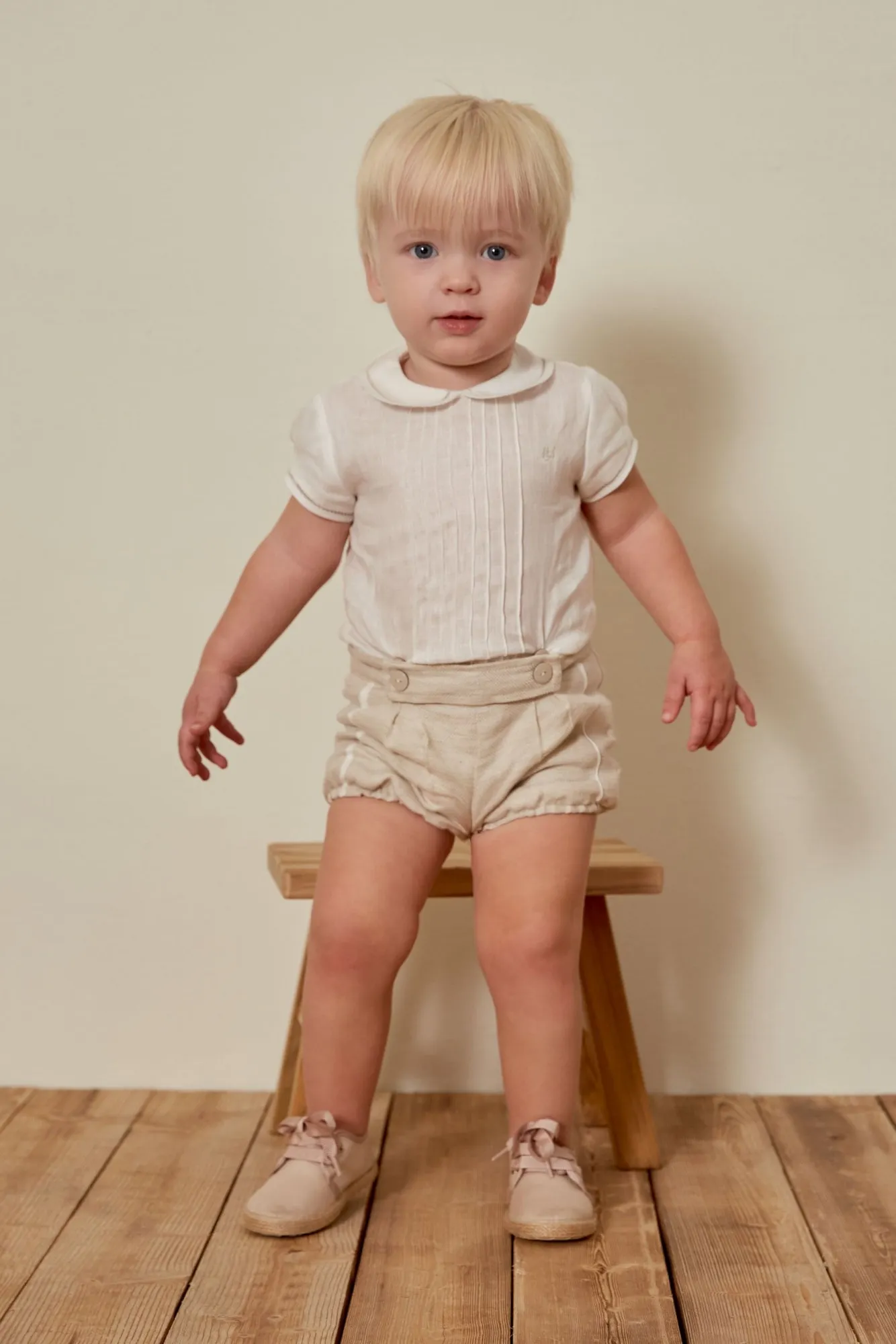 Conjunto para niño dos piezas Colección marfil