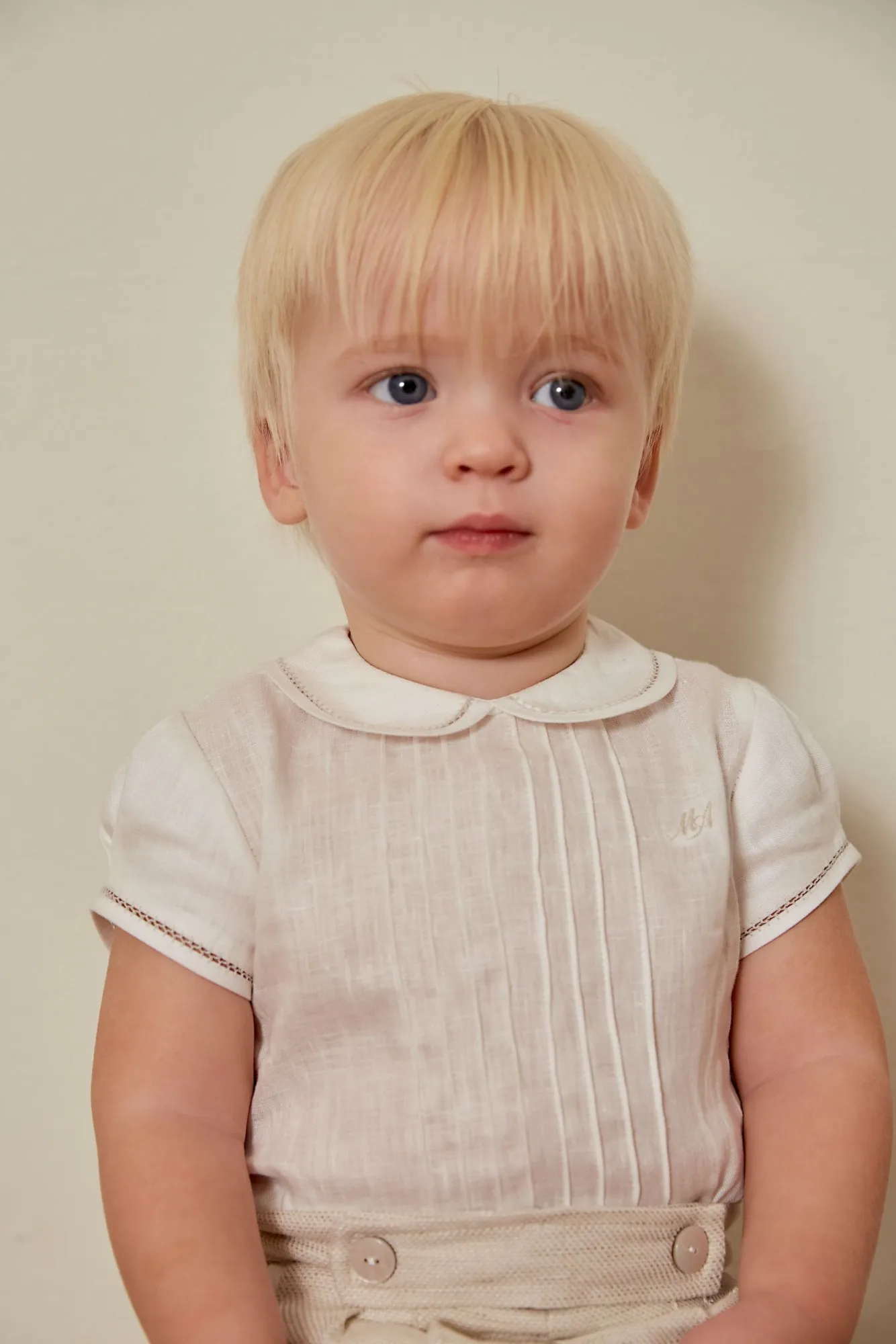 Conjunto para niño dos piezas Colección marfil