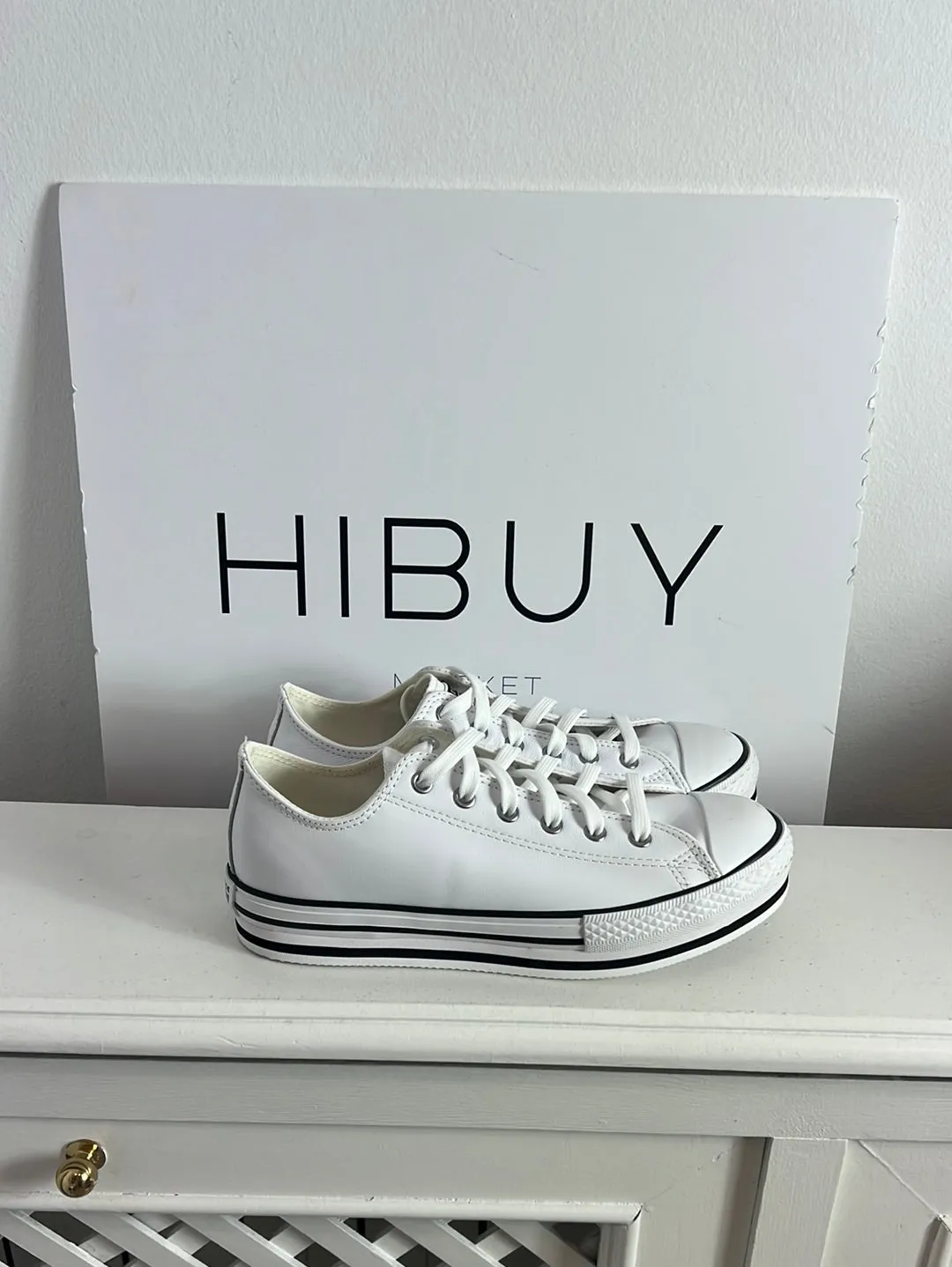 CONVERSE. Zapatillas blanca piel T.37
