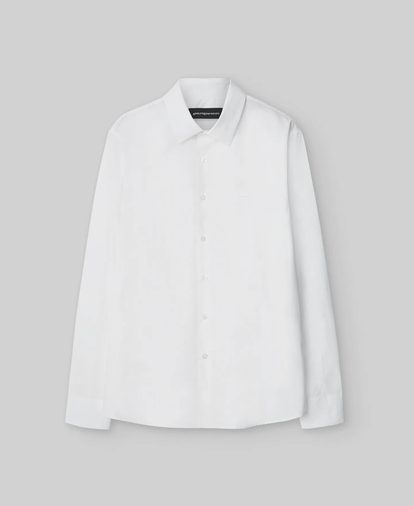Cotton slim fit shirt man