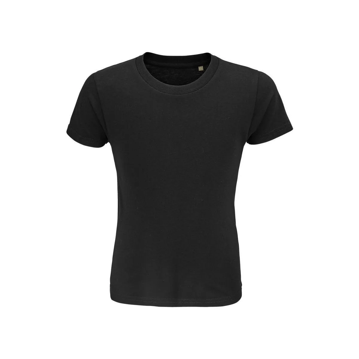 CRUSADER KIDS camisetsa de niños  100% algodón biológico negro