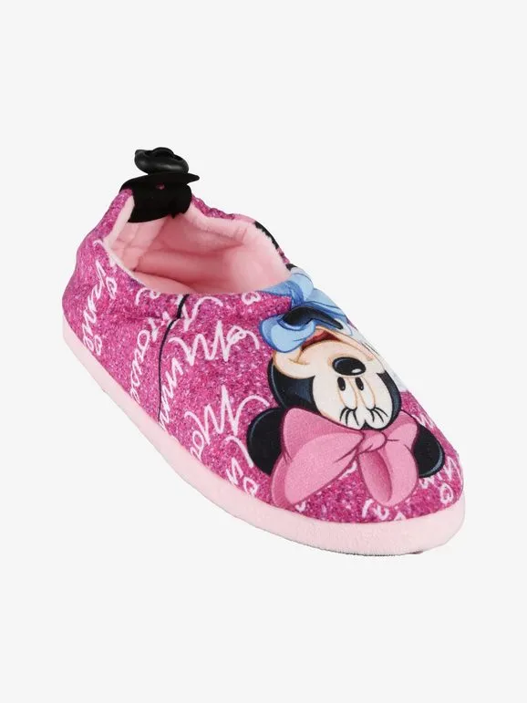 Disney Pantuflas infantiles cerradas con estampado.