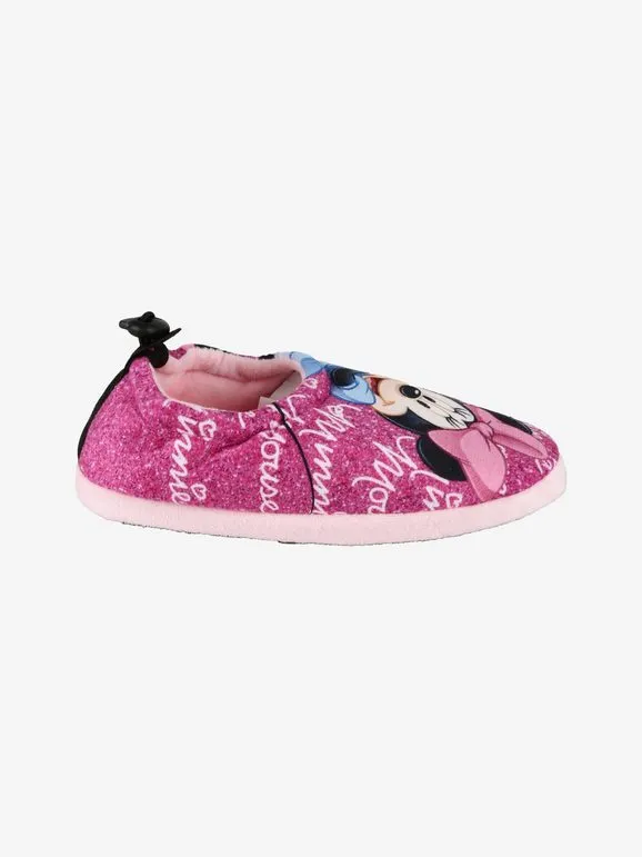 Disney Pantuflas infantiles cerradas con estampado.