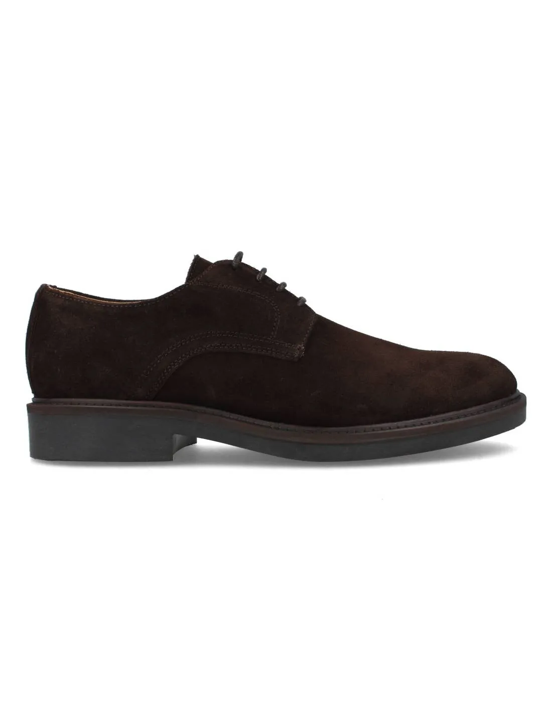 DON MANUEL 1912  ZAPATO BLUCHER DE PIEL SERRAJE MARRóN