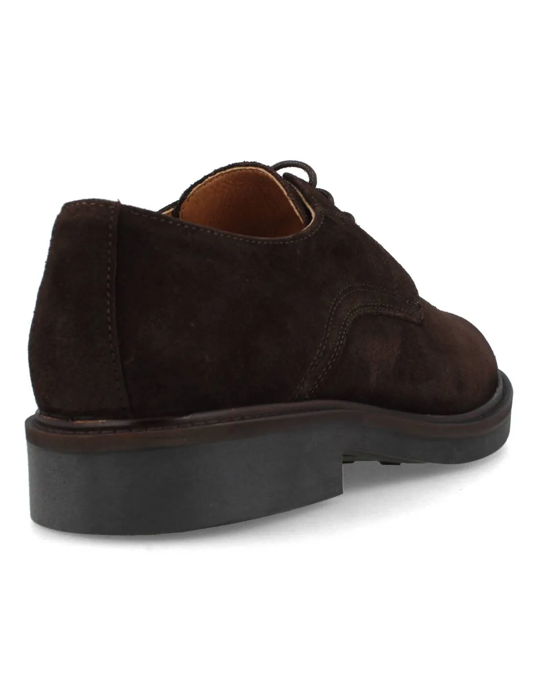 DON MANUEL 1912  ZAPATO BLUCHER DE PIEL SERRAJE MARRóN