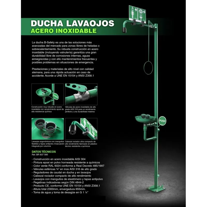 DUCHA LAVAOJOS BSAFETY