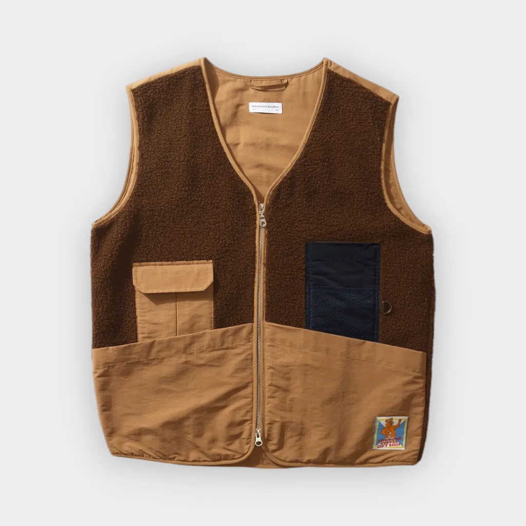 Edmmond – Chaleco Shearling Chocolate