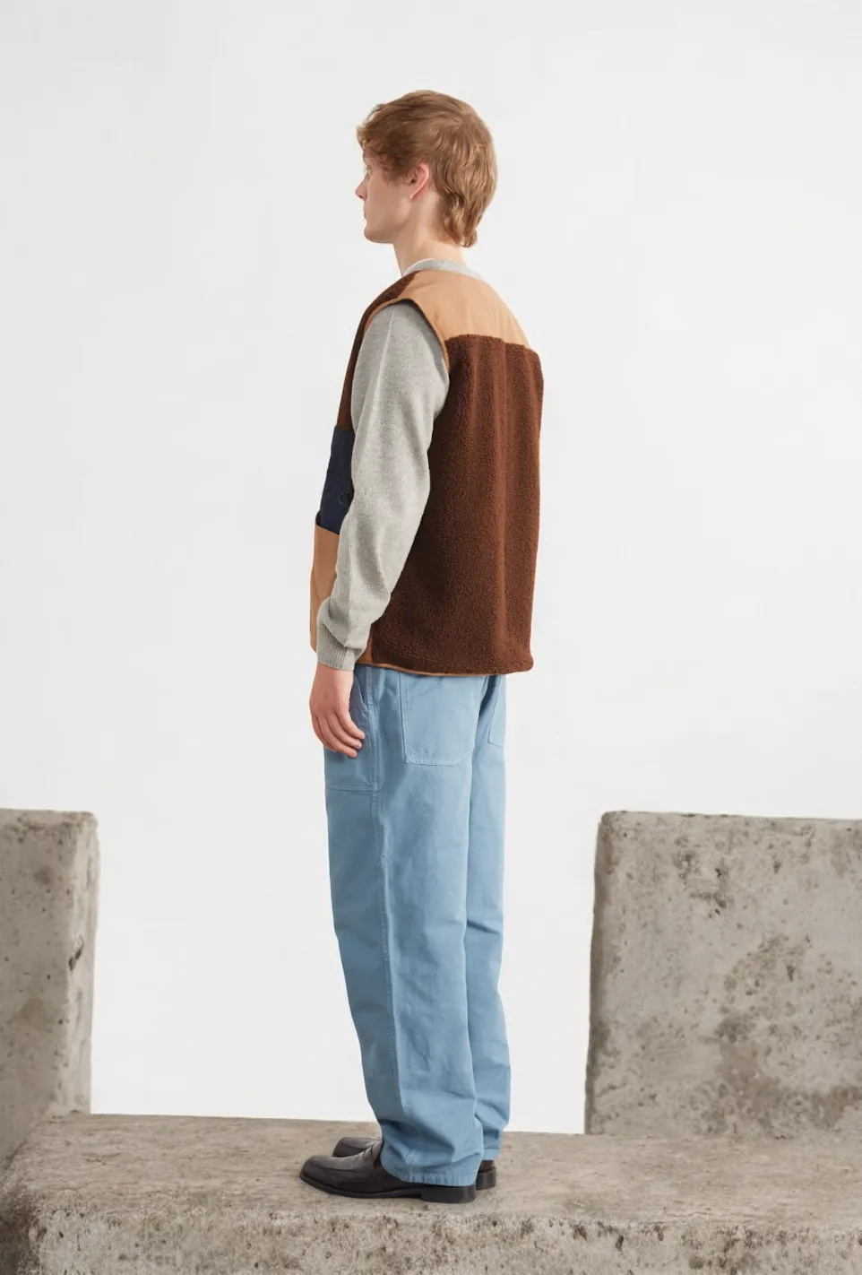 Edmmond – Chaleco Shearling Chocolate