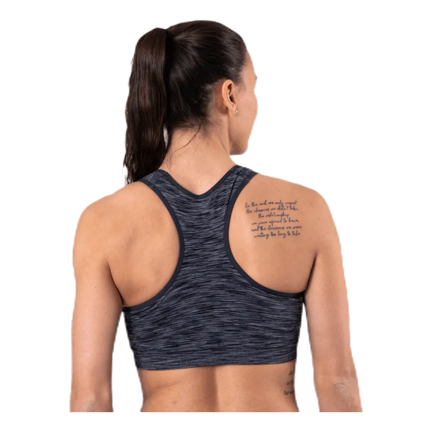 Endurance Civita Melange Seamless Sports Bra Black