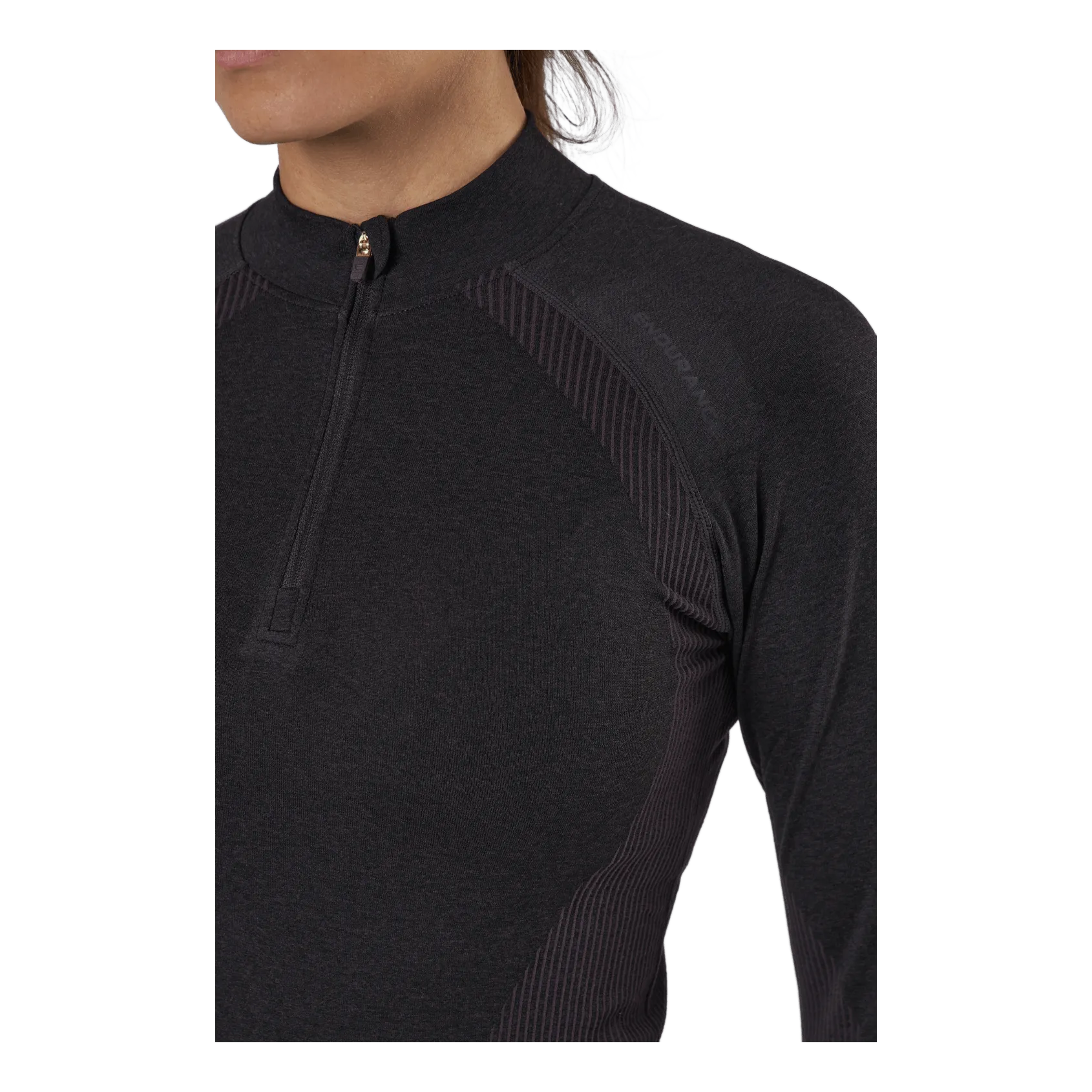 Endurance Halen W Seamless Midlayer Black Bean
