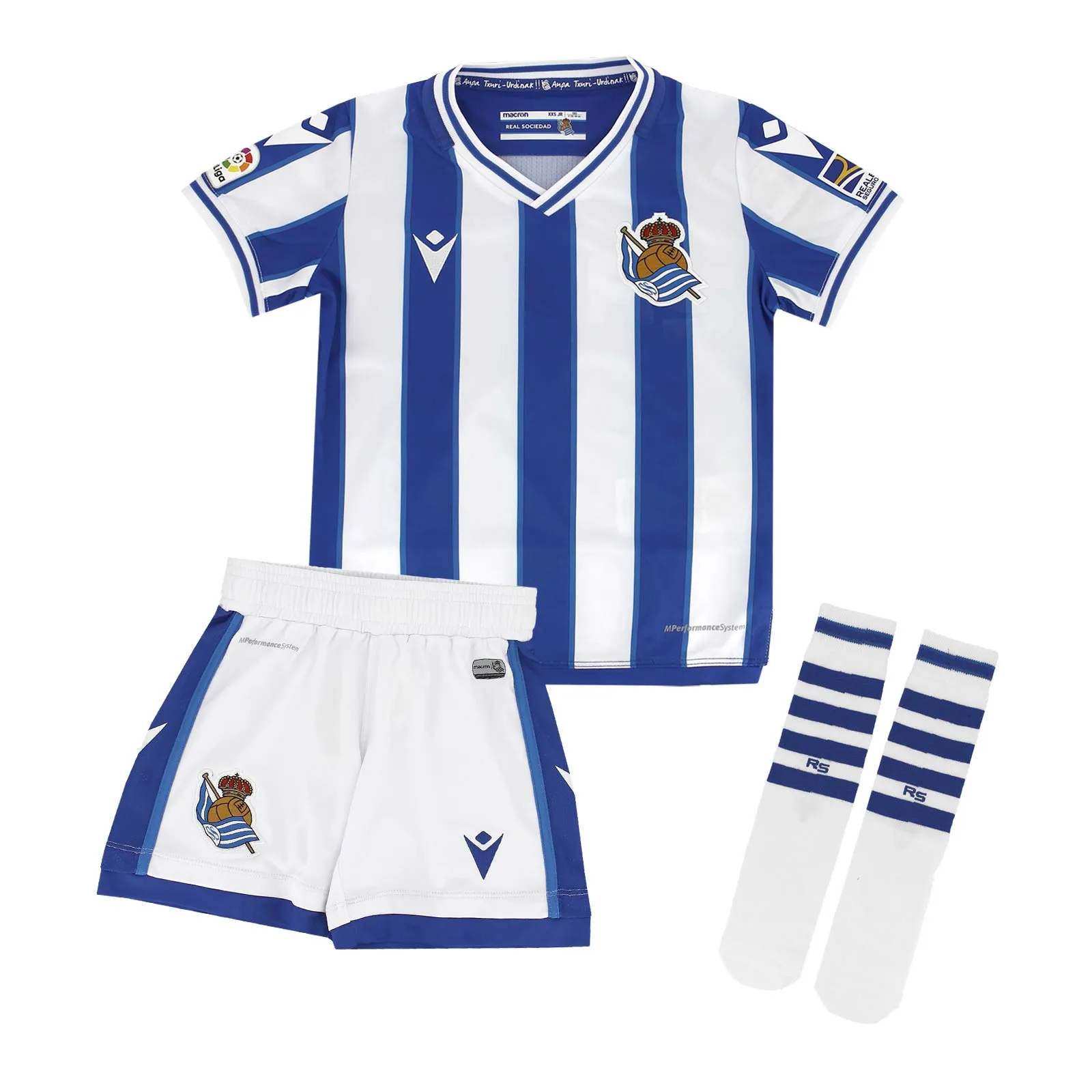 Equipación Macron niño Real Sociedad 2020 2021