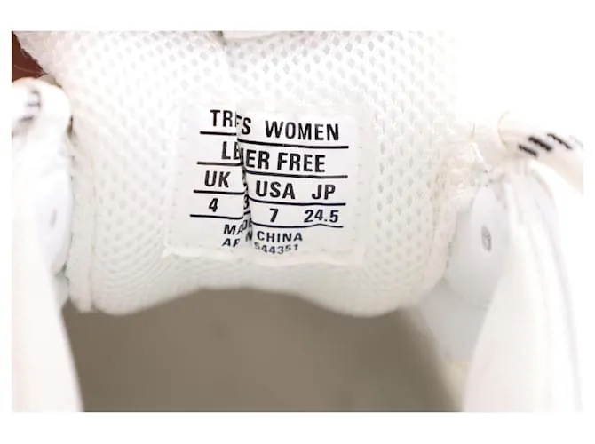 Everyday Zapatillas Triple S con suela transparente Balenciaga en poliéster blanco 