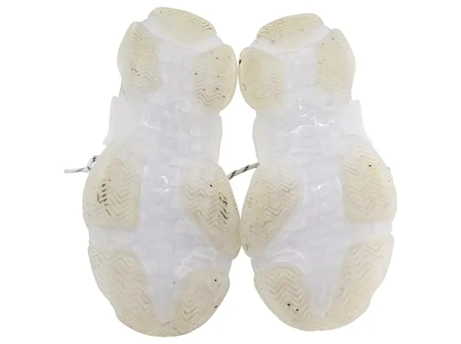 Everyday Zapatillas Triple S con suela transparente Balenciaga en poliéster blanco 