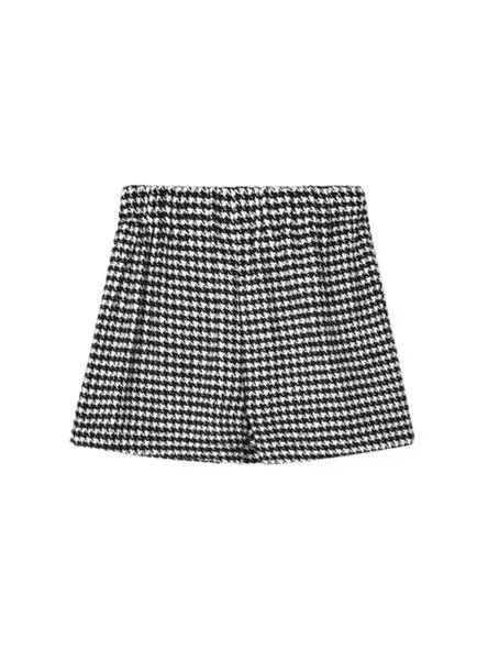 Falda Pantalón Mayoral Cuadros Negro para Niña