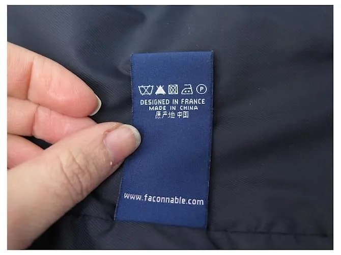 Façonnable NUEVA CHAQUETA SIN MANGAS FACONNABLE CHALECO ACOLCHADO S 46 CHALECO CHALECO AZUL 