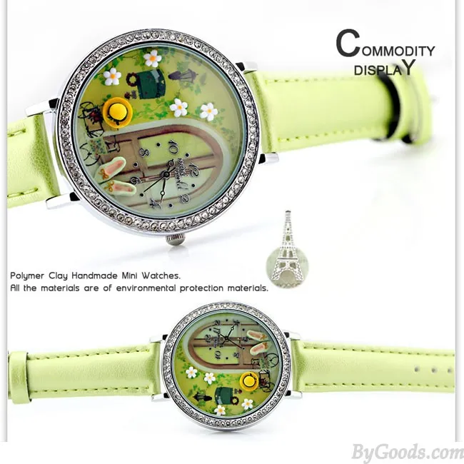 Fresh Garden Polymer Clay Watch