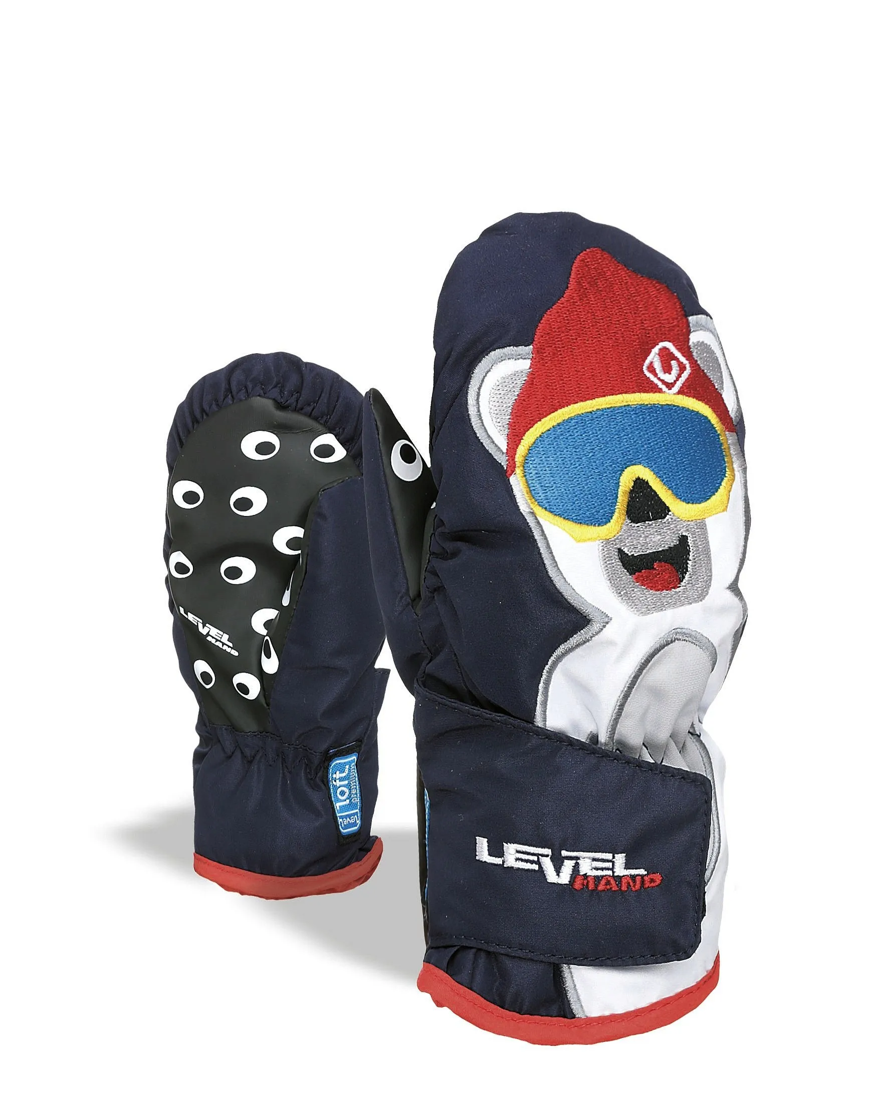 GUANTES LEVEL ANIMAL  NAVY  KID´S