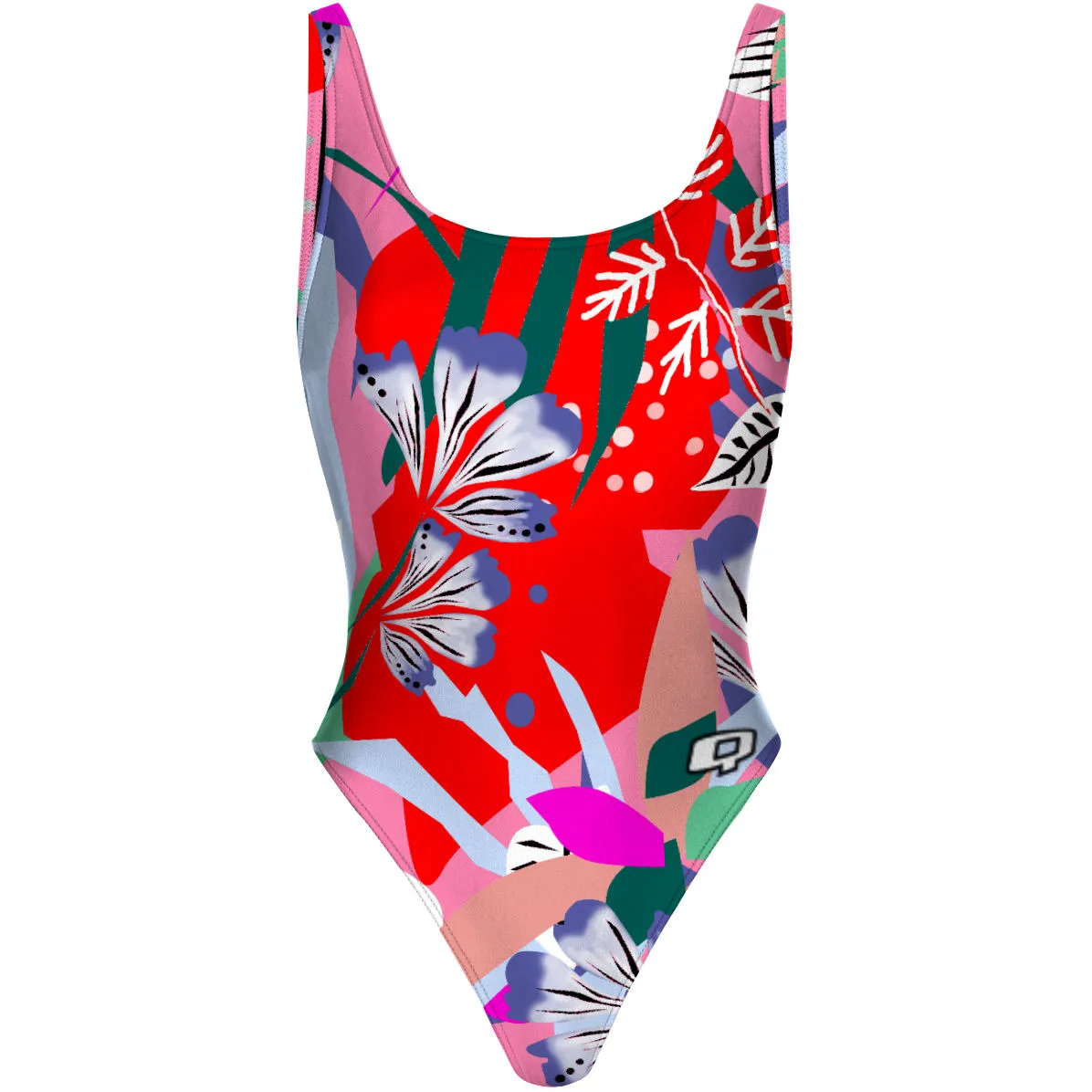 HAITI BAY  HIGH HIP ONE PIECE SWIMSUIT