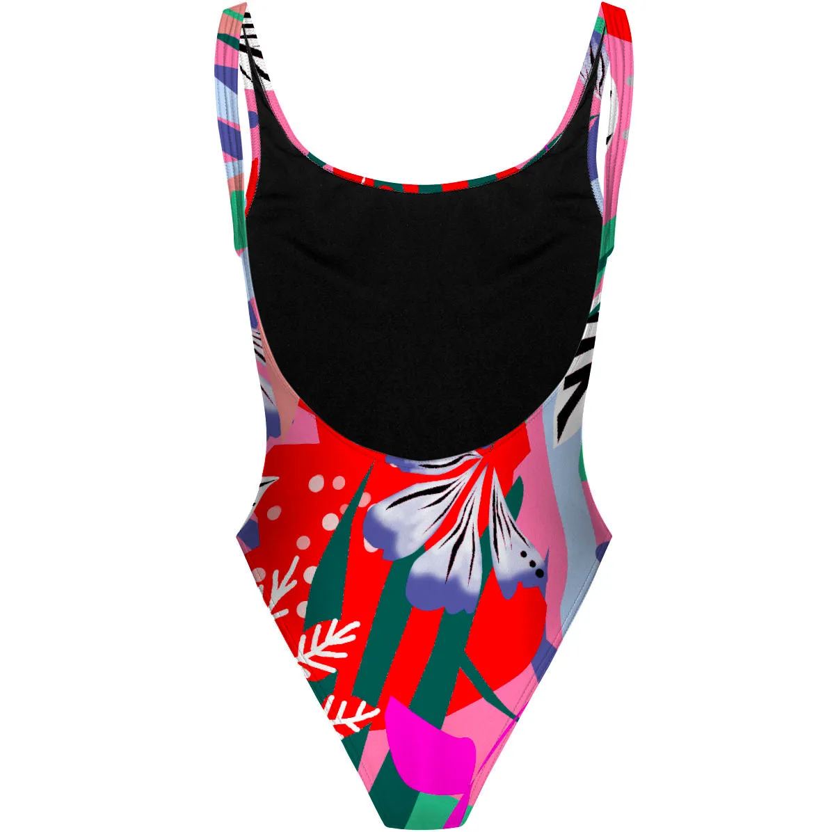 HAITI BAY  HIGH HIP ONE PIECE SWIMSUIT