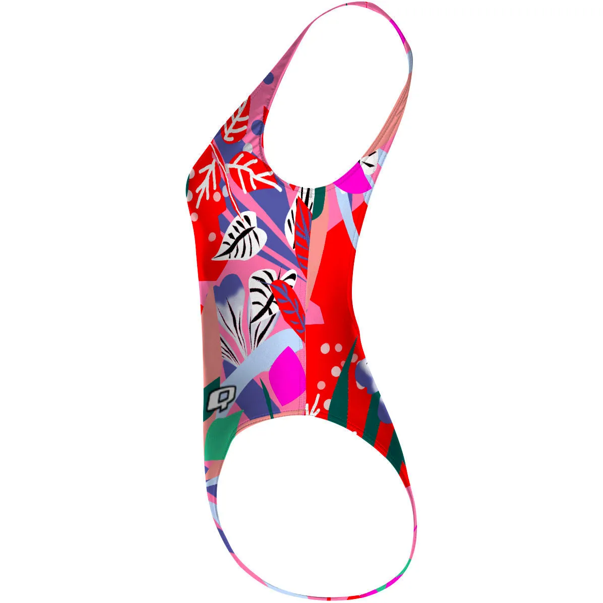 HAITI BAY  HIGH HIP ONE PIECE SWIMSUIT