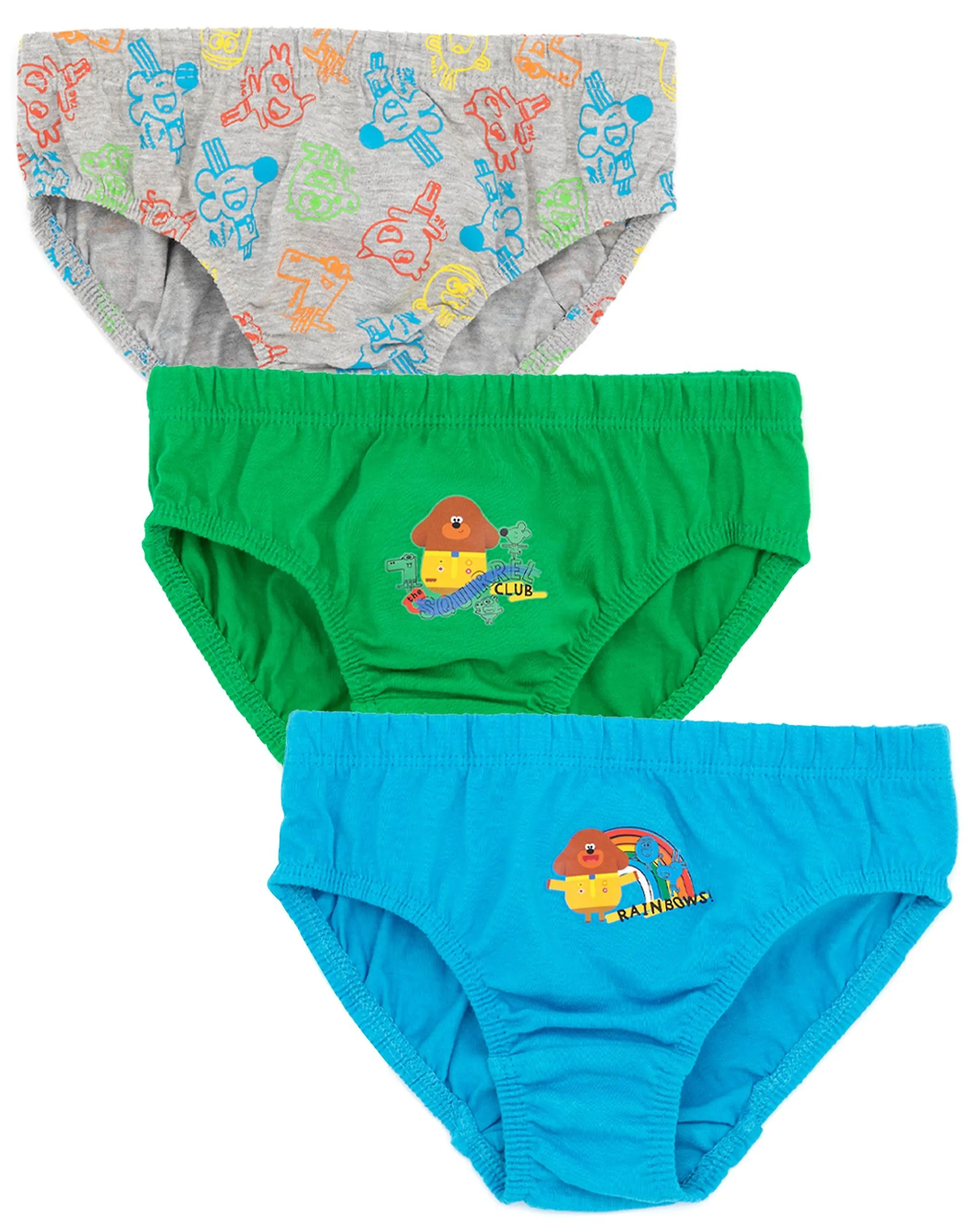 Hey Duggee Unisex Niños Manga Larga Pierna Larga Pijama Set Multicolor