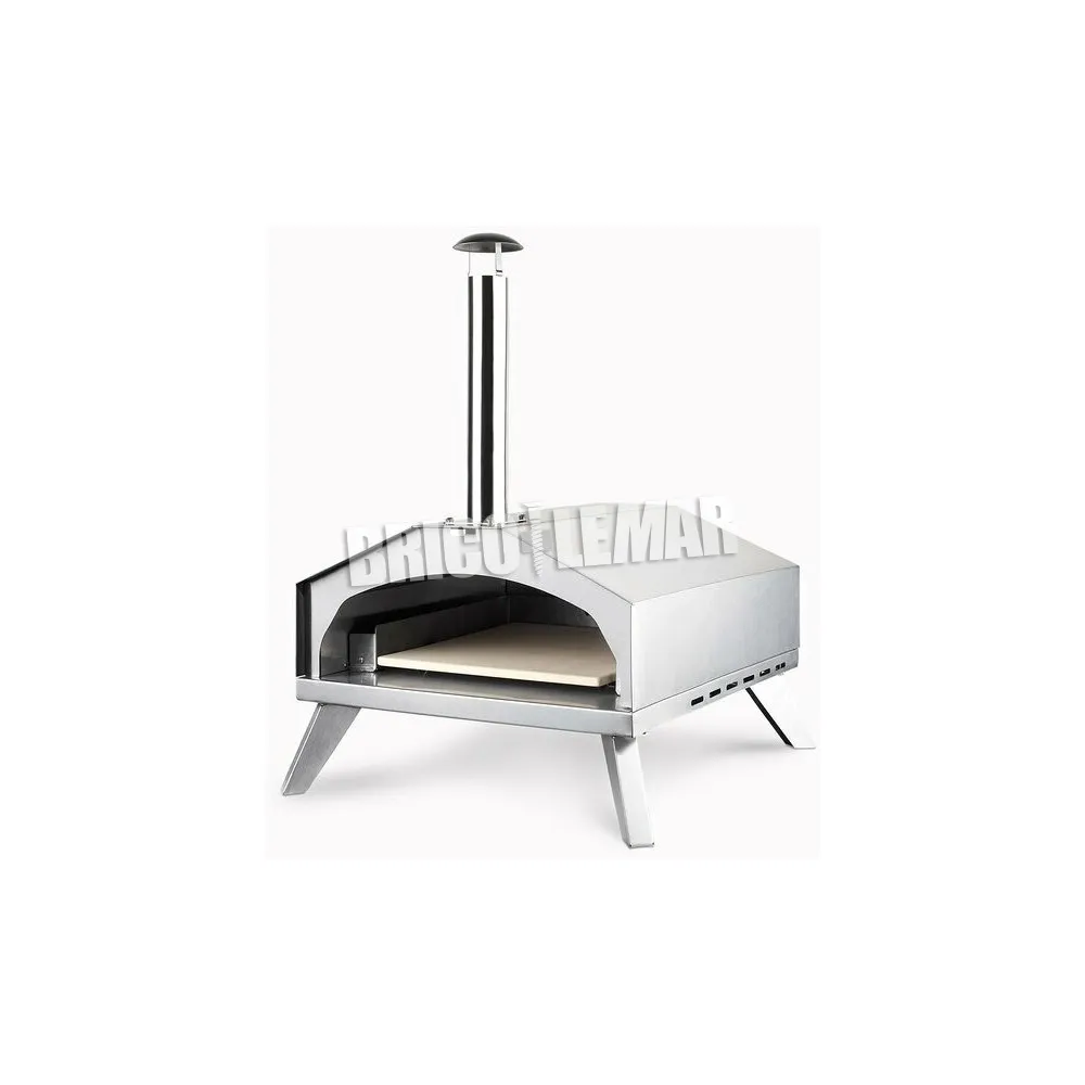 Horno de gas para pizza acero inoxidable H.Koenig GINO440