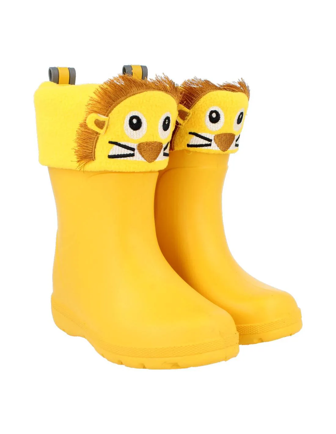 ISOTONER  BOTITAS DE AGUA CALCETíN LEóN AMARILLO