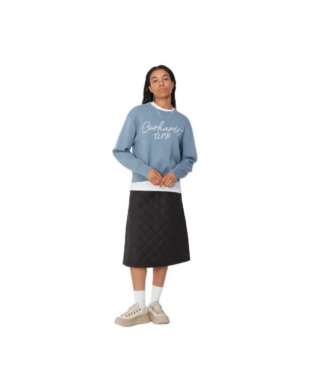 JERSEY CARHARTT WIP W' SIGNATURE SWEATER DUSTY ICEWAX