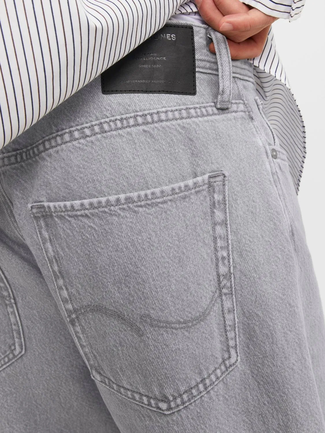 JJIALEX JJORIGINAL SBD 331 Vaqueros de corte baggy | Gris intermedio | Jack & Jones®