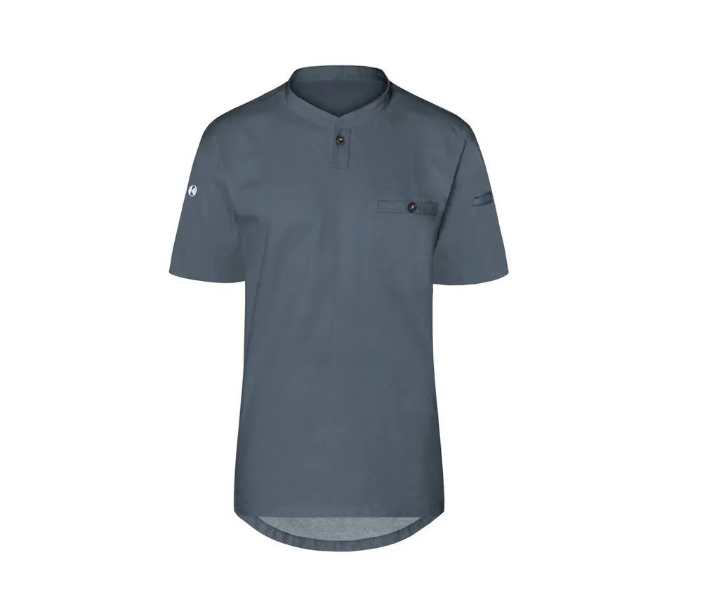 KARLOWSKY KYTM5  MODERN WORK SHIRT WITH SHORT SLEEVES  ANTRACITA