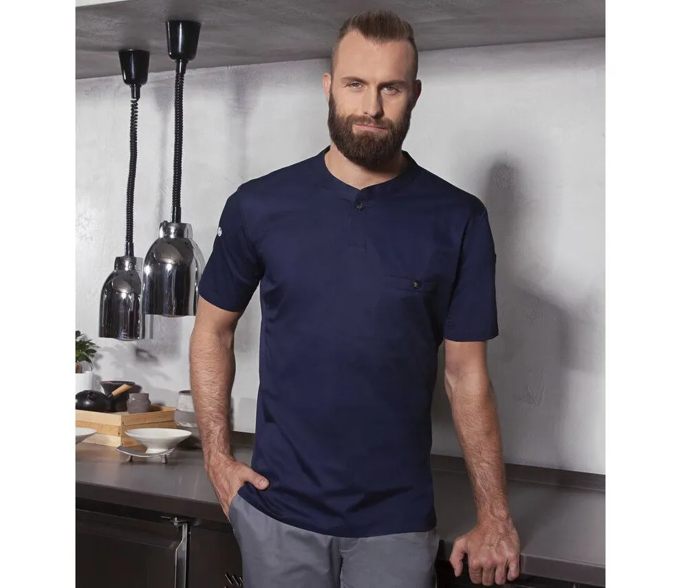 KARLOWSKY KYTM5  MODERN WORK SHIRT WITH SHORT SLEEVES  ANTRACITA