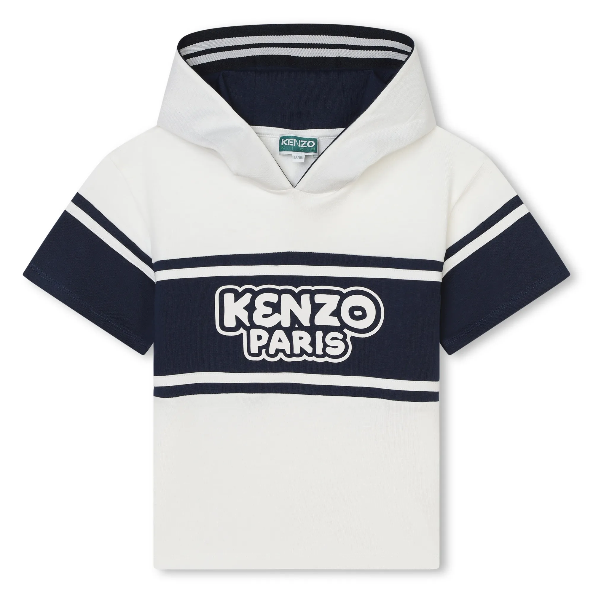 KENZO KIDS Camiseta algodón con capucha