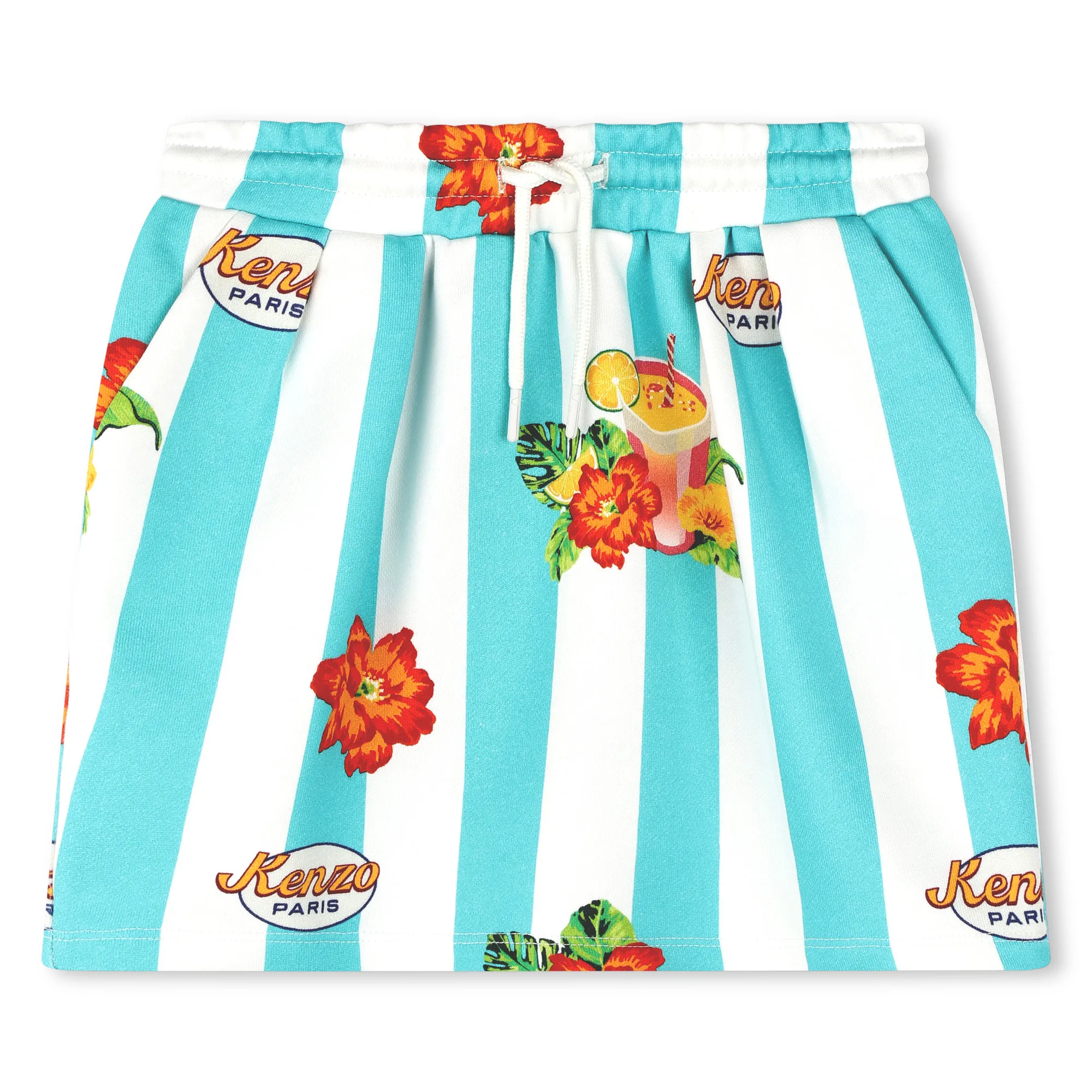 KENZO KIDS Falda de muletón de algodón
