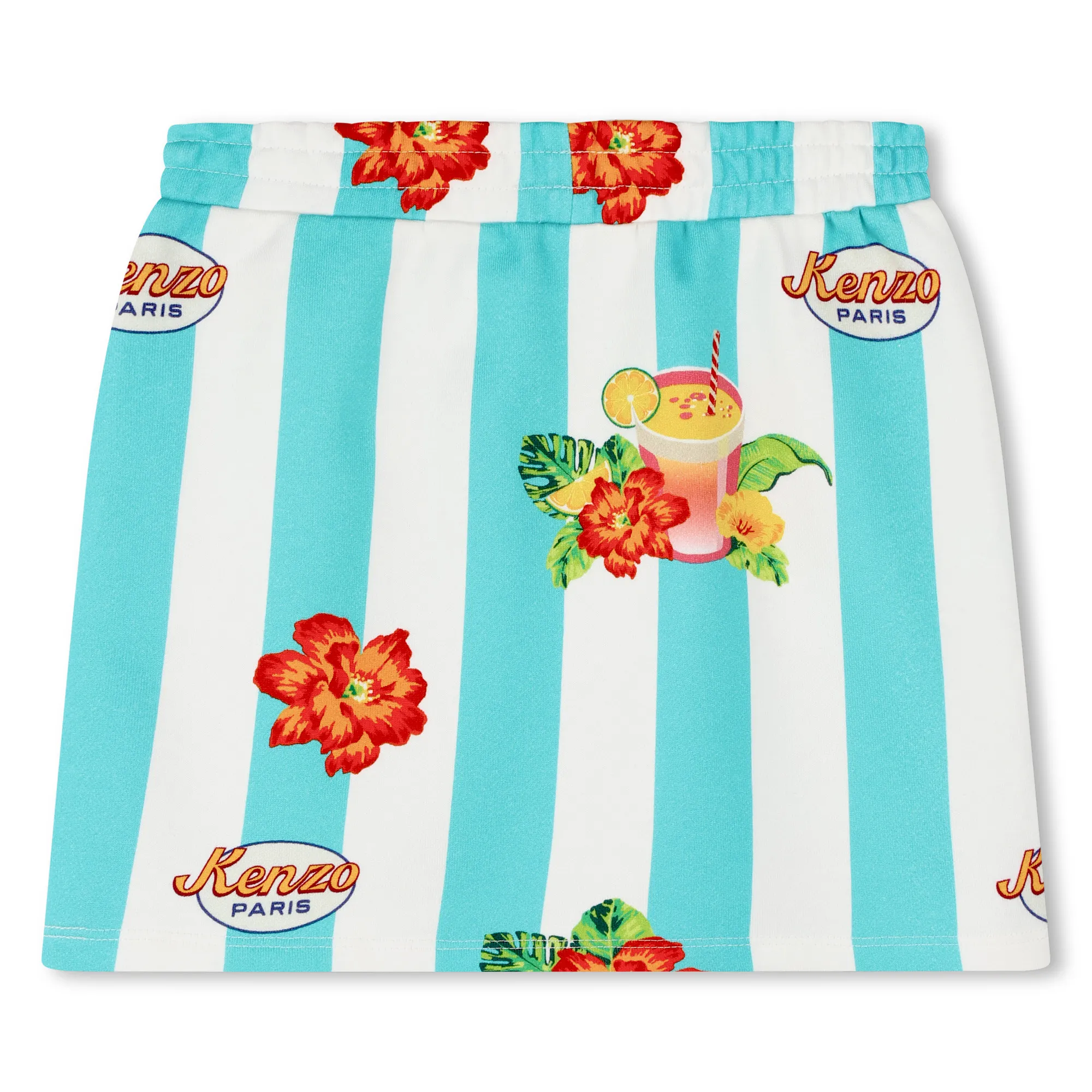 KENZO KIDS Falda de muletón de algodón