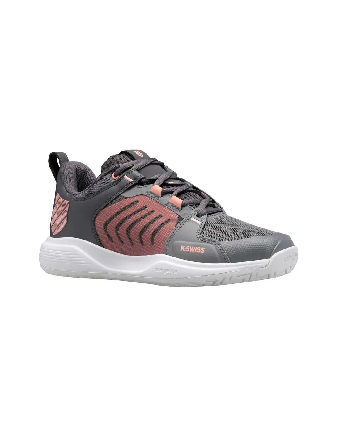 Kswiss Ultrashot Team All Court Gris Negro Mujer