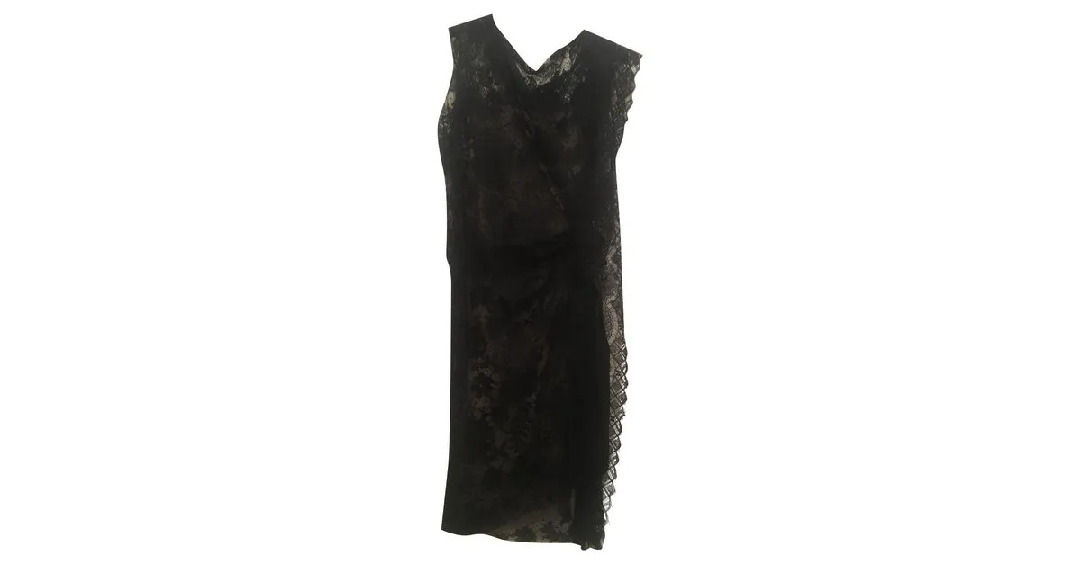 Lanvin Vestidos Negro 