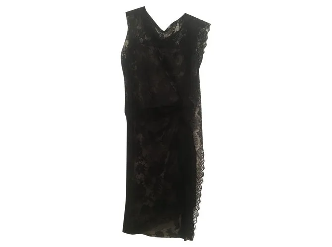 Lanvin Vestidos Negro 