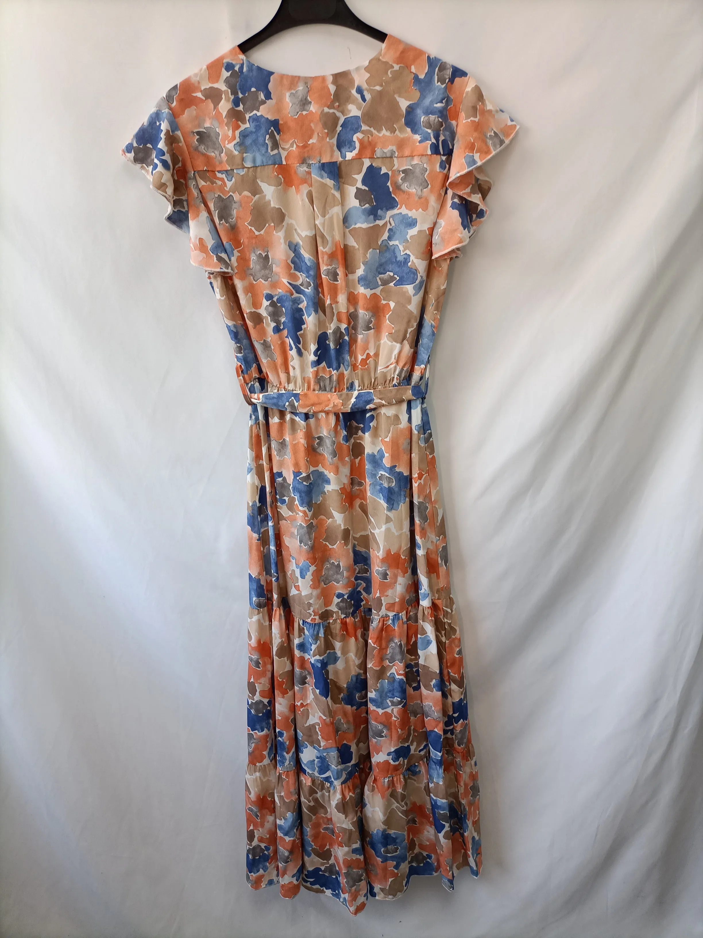 LE COTTON BLEU. Vestido largo estampado T.s