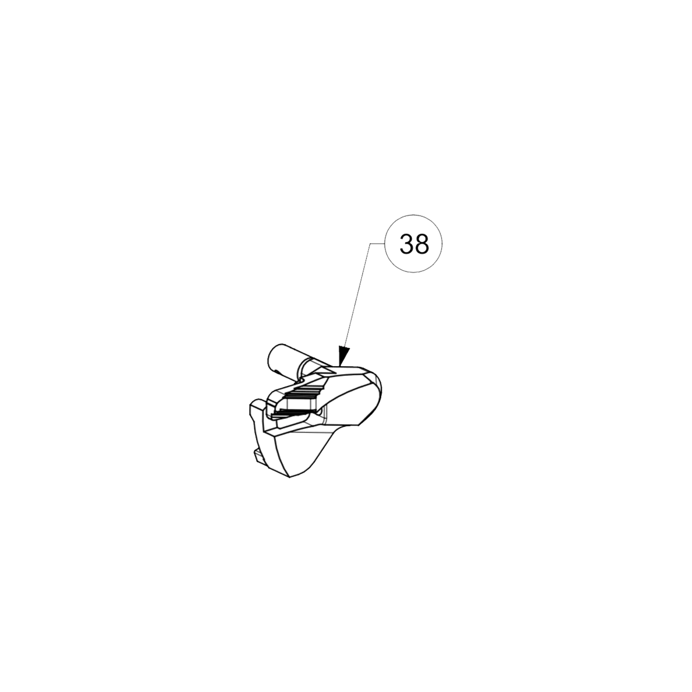 Left Safety Lever for 80X
