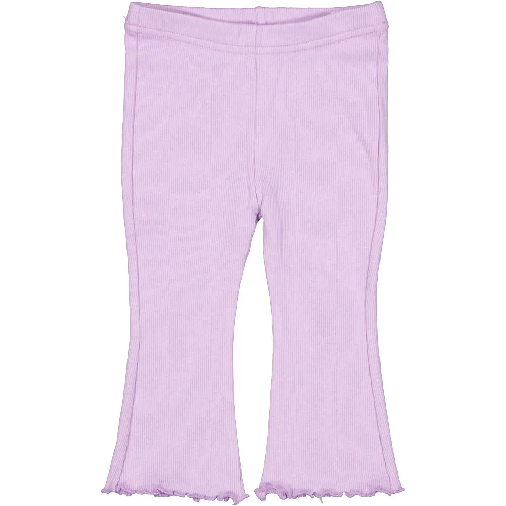 Leggings acampanados para bebé niña Tela elástica / Acampanado